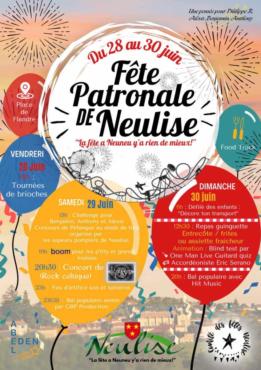 Patronal festival in Neulise - Roannais Tourisme