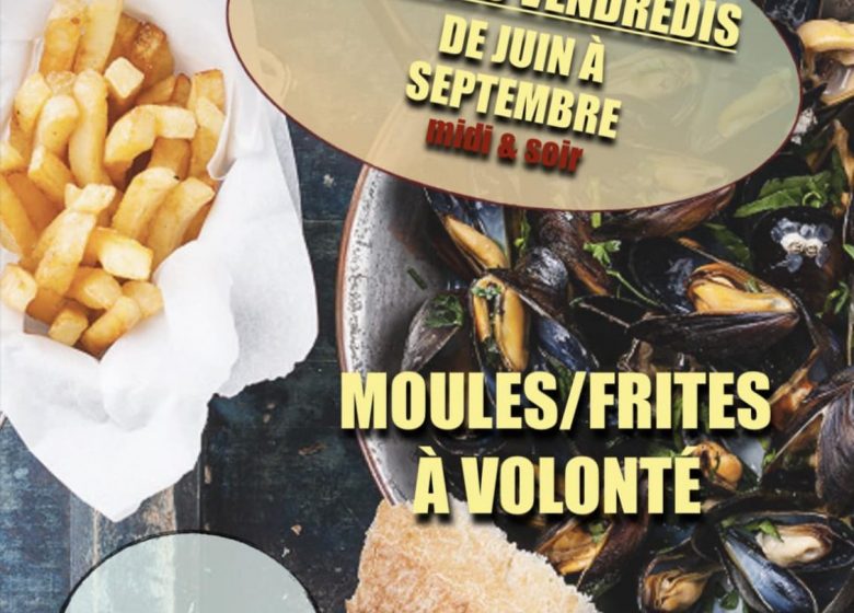 Moules frites à volonté