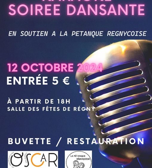 Karaoké - Soirée dansante Le 12 oct 2024