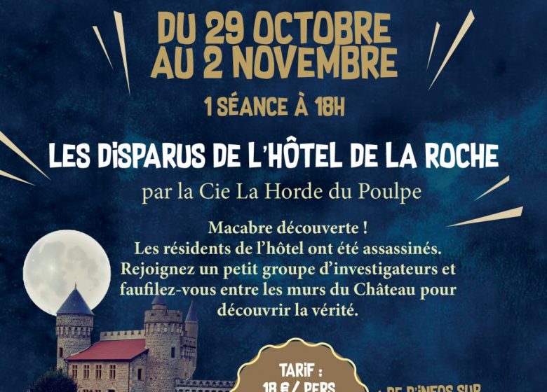 Halloween au Château de la Roche: Murder Party