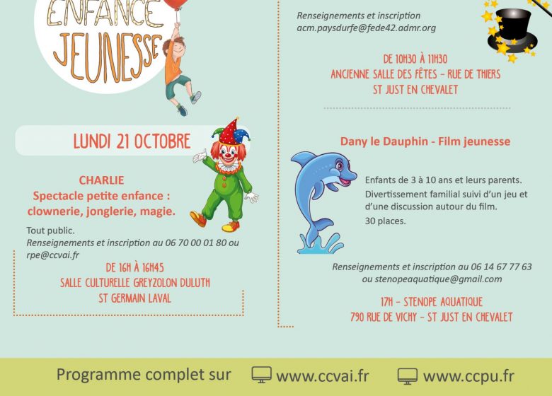 Semaine Enfance Jeunesse : spectacle Charlie (jonglerie, clowneries)