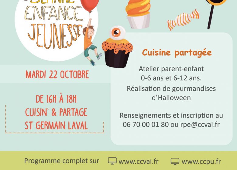 Semaine Enfance Jeunesse : Cuisine partagée