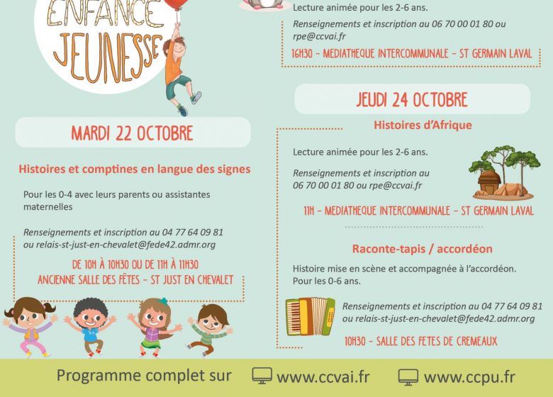 Semaine Enfance Jeunesse : Raconte tapis, contes et histoires…