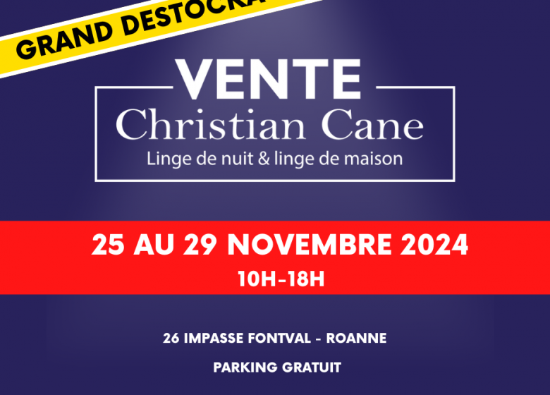 Vente Christian Cane