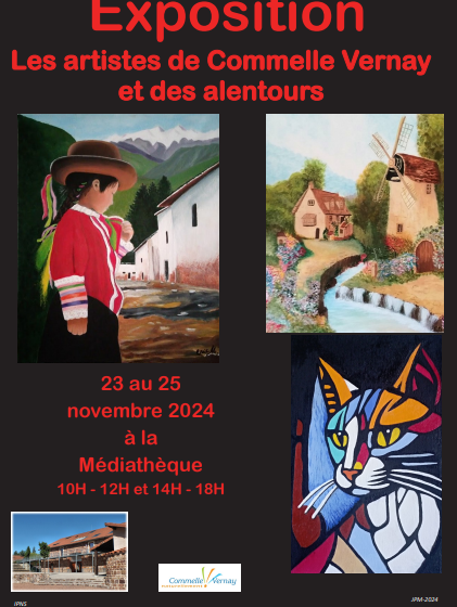 Exposition des artistes de Commelle-Vernay et des alentours