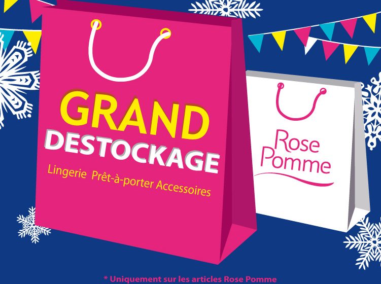 Grand déstockage Rose Pomme