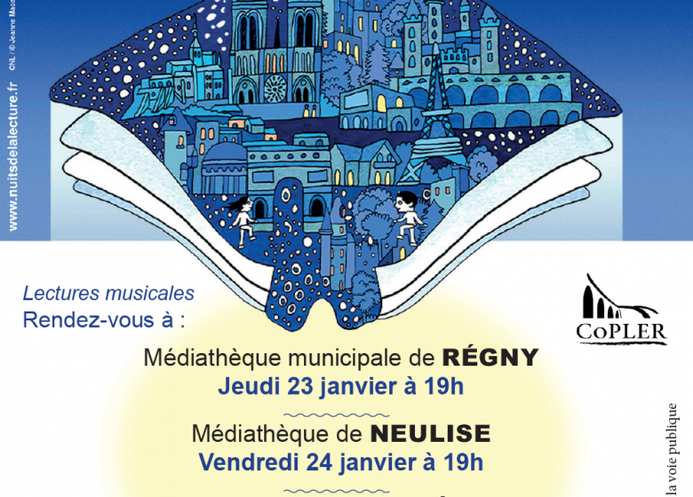 Nuits de la lecture - Lecture musicale Le 23 janv 2025