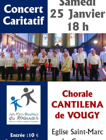 Concert caritatif Chorale Cantilena de Vougy