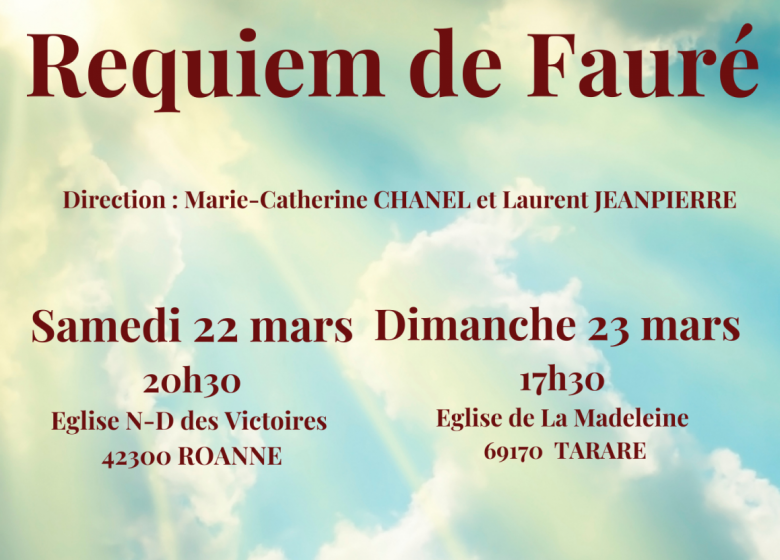 Concert classique Requiem de Fauré