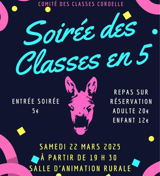 Soirée des classes en 5