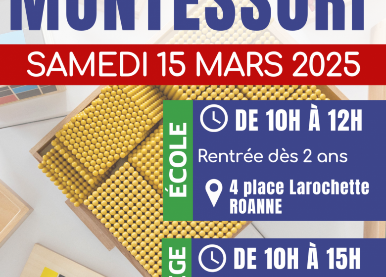 Portes Ouvertes Ecole Montessori