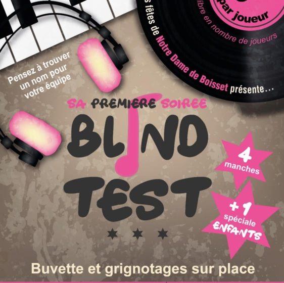 Soirée blind test.