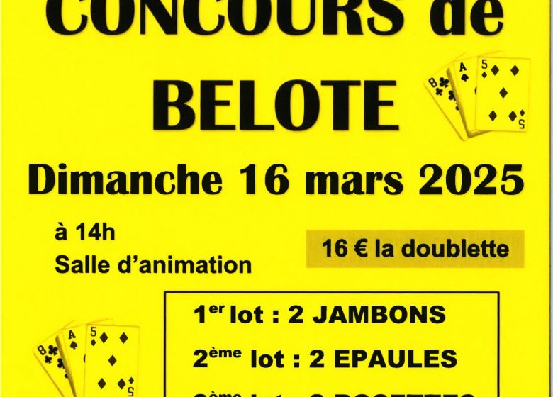 Concours de belote